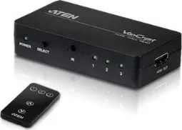 Switch ATEN VS381 3-Port HDMI Switch, 1x IR Remote Control