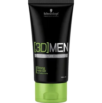 Stylingový přípravek Schwarzkopf 3D Men Strong Hold gel 150 ml