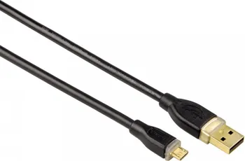 Datový kabel HAMA Kabel Micro USB 2.0 Hama, typ A - micro B, 1,8m,