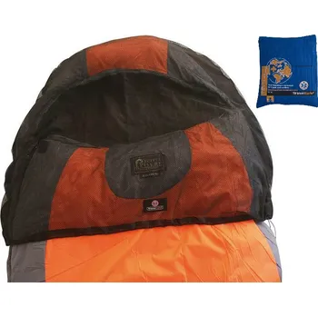 Moskytiéra přes otvor spacáku