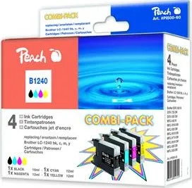 Inkoust Peach LC-1240Bk,C,M,Y Combi Pack kompatibilní barevné+černý