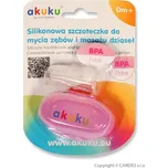 Akuku první zubní kartáček s pouzdrem