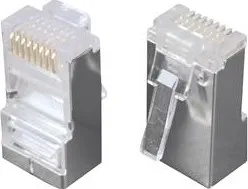 Síťový kabel Konektor 8p8c CAT5E neskládaný,STP,drát (100ks)