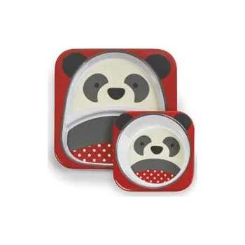 dětská jídelní sada Skip Hop ZOO Jídelní set miska a talířek, Panda