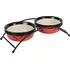 miska pro kočku Trixie Set keramických misek se stojánkem 12,5 cm mix barev 2x 250 ml