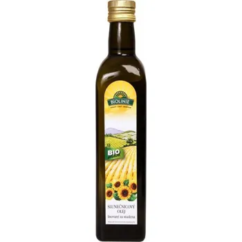 Rostlinný olej Biolinie Slunečnicový olej 500 ml