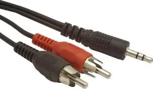 Audio kabel Gembird kabel audio JACK 3,5mm samec / 2x RCA (CINCH) samec 2.5M