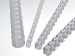 Plastové hřbety 8 bílé 100 ks