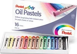 Olejové pastely Pentel PHN4-16 barev