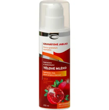Přírodní produkt Topvet Antioxidační tělové mléko granátové jablko 200 ml