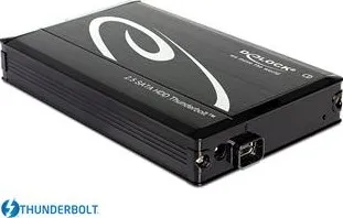 Delock 2.5" externí skříň pro SATA HDD s připojením na Thunderbolt™ (až do 15 mm HDD)