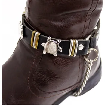 Moto obuv kožená ozdoba na boty, hvězdy II