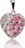 CRYSTAL STONE Stříbrný přívěsek s krystaly Swarovski Romantic Heart