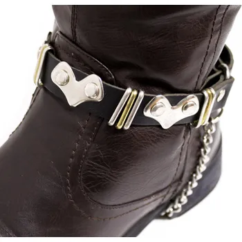 Moto obuv kožená ozdoba na boty srdce