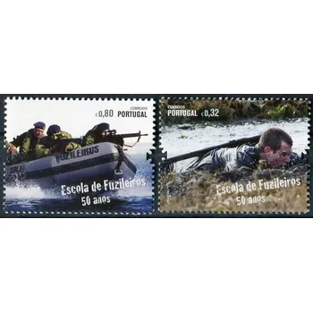 Poštovní známka CTT - Portugal post (2011) MiNr. 3639 - 3640 ** - Portugalsko - 50 let školy námořní pěchoty