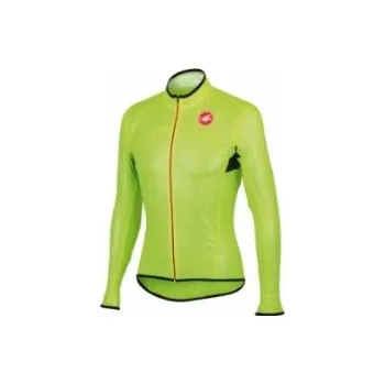 Cyklistická bunda Bunda Castelli Sottile Due jacket yellow XL