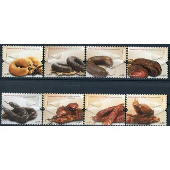 Poštovní známka CTT - Portugal post (2012) MiNr. 3759 - 3766 ** - Portugalsko - Portugalské klobásy a šunky (I)