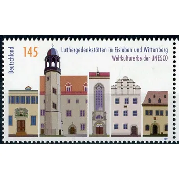 Poštovní známka (2009) MiNr. 2736 ** - Německo - Světové dědictví UNESCO (XX): Lutherovy Pomníčky v Eisleben a Wittenberg
