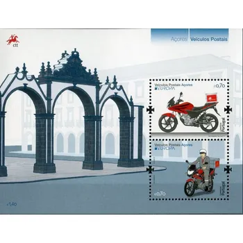 Poštovní známka (2013) MiNr. 586 ** - Portugalsko Azory - BLOCK 52 - Europa: Poštovní vozidla