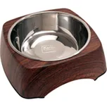 Karlie nerez miska v dřevěném stojánku…