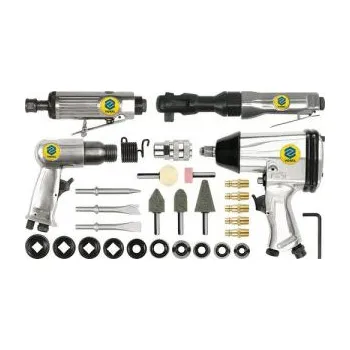 Sada pneumatického nářadí HOBBY rázový utahovák ,pneumatická ráčna,pne