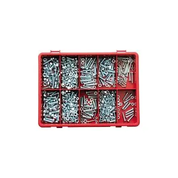 Šroub šroub s válcovou hlavou a plochou drážkou M3až M6 sada šroubků s dráž