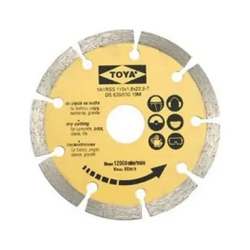 Brusný kotouč segmentovýřezný Kotouč diamantový 115 x 22,2 x 2,0 mm segmentový, diam