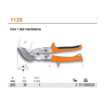 Nůžky na plech zpřevodované profi nůžky na plech pro přímé a levé řezy, průmyslové nů