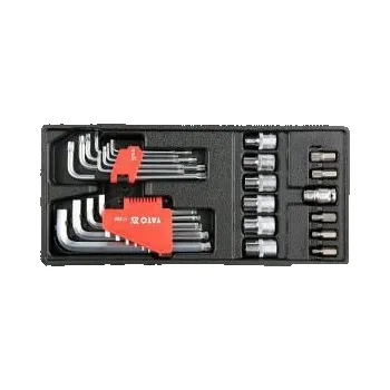 Vložka do zásuvky - imbus 2-12mm, torx T10-T50, 1/2" E10-E20, ada