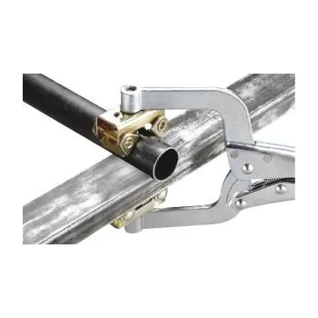 Truhlářská svěrka Svěrka na trubky se dvěma V-nástavci na trubky pro upnutí plochého mat