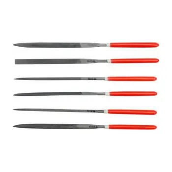 Sada pilníků jehlových 3 x 140 mm 6 ks, jehlový pilník 140mm, sada jeh