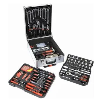 Sada nářadí sada nářadí pro domácnost dílnu, dárková sada nářadí v hliníkovém kufr