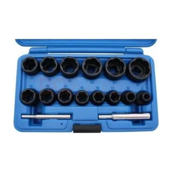 Hlavice nástrčné 1/2",8-27 mm, spec. profil pro poškozené matice,