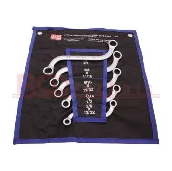 Klíč palcové klíče očkové "S" profil 3/8" - 3/4", 5 díl