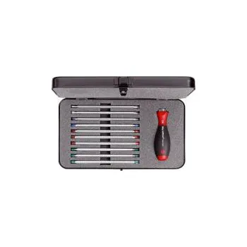 Šroubovák Sada kombinovaných čepelí SYSTEM 6, 11dílná WIHA, šroubovák v kazetě ,