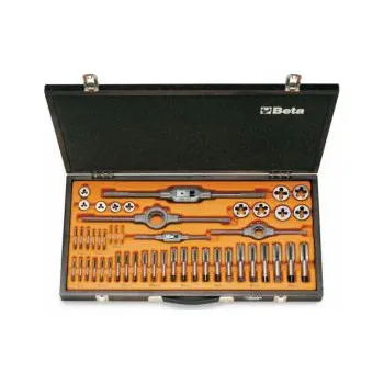 Závitořezný nástroj Sada závitníků a závitových oček M3 aM20 Beta z chromové oceli, metric