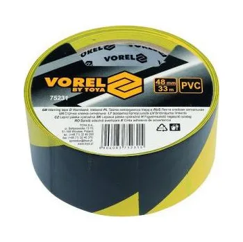 Lepicí páska samolepící Páska výstražnáčernožlutá 48 mm x 33 m, žlutočerná páska sa