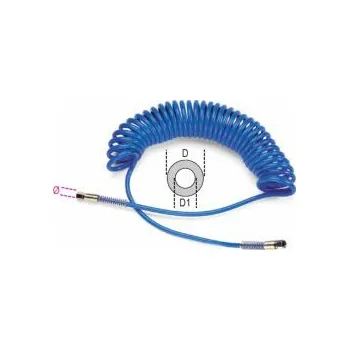 Příslušenství ke kompresoru polyuretanová kroucená hadice pro velký utahovák s vnitřním pr 11mm d