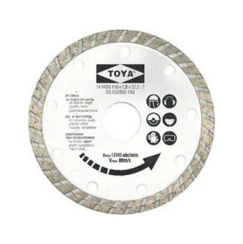 Brusný kotouč Kotouč diamantový 115 x 22,2 x 2,0 mm turbo, kotouč diamantový segment