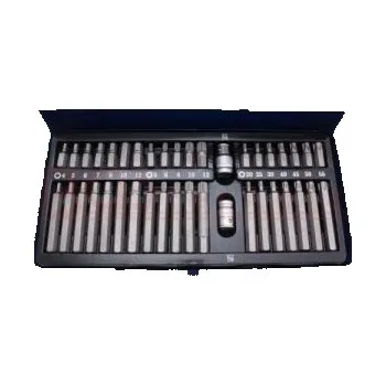 Bit Sada bitů 10mm 40 kusů imbus, T-profil, XZN 3/8"+1/2", 40 d