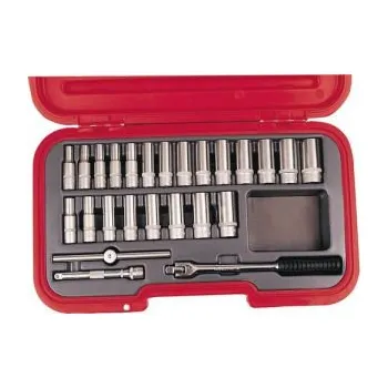 Gola sada palcová hlavice prodloužená střední gola 3/8",Gola sada 3/8"