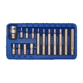 Bit Sada bitů 15 ks CrV imbus, imbus na golu sada krátké a dlouhé, dlouhý