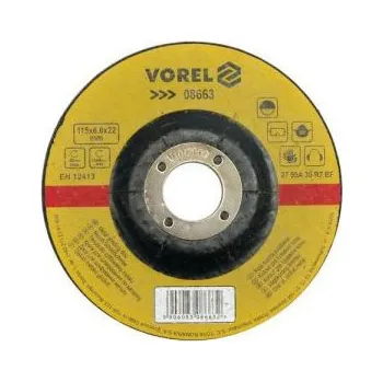 Brusný kotouč brusný Kotouč na kov 230 x 22 x 6,8 mm vypouklý brusný, brusný kotouč