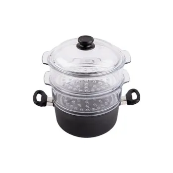 Hrnec parní sestava SKK obsahuje hrnec 20 cm /12 + 2 ks pařák INDUKCE