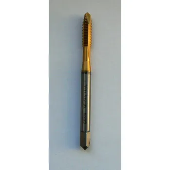 Závitořezný nástroj Závitník 371/1510 lamač M 6 HSSE TiN Bučovice č. 176 060