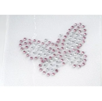 Nášivka Hot fix, nažehlovačka, aplikace motýl