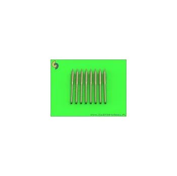 Plastikový model 1/350 IJN 12,7cm/50 for turrets w/o blastb.(8 pcs)