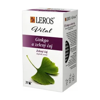 Čaj Leros Vital Ginkgo a zelený čaj 20 x 2g
