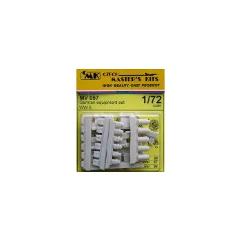 Plastikový model 1/72 German equipment set WW II