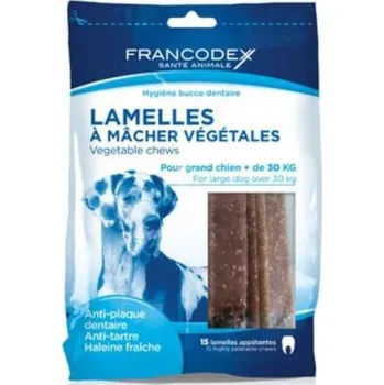 Pamlsek pro psa Francodex Weggy enzymatické žvýkací plátky